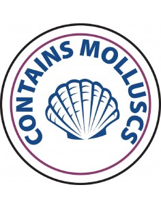 Vogue Food Allergen Label Molluscs