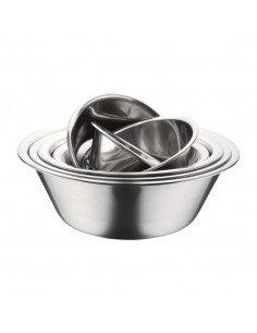 12L Vogue Stainless Steel Mixing Bowl Easy to Clean and Stackable 