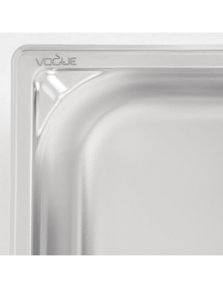 Vogue Heavy Duty Stainless Steel 13 Gastronorm Pan 65mm