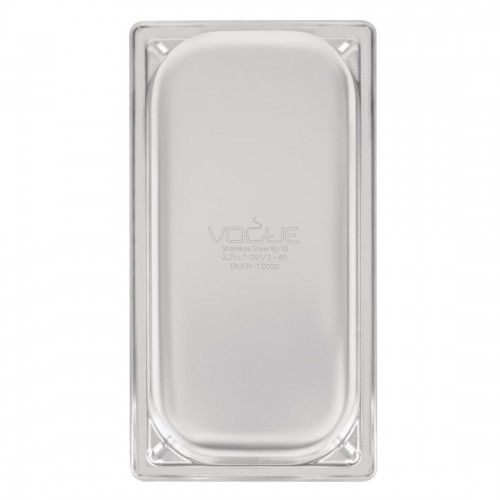 Vogue Heavy Duty Stainless Steel 13 Gastronorm Pan 65mm