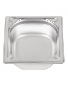 Vogue Heavy Duty Stainless Steel 16 Gastronorm Pan 65mm 2