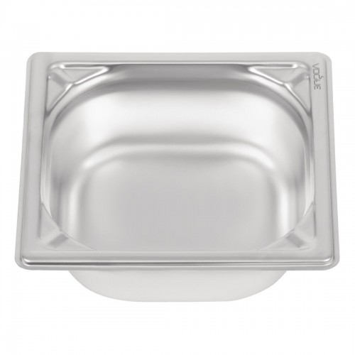 Vogue Heavy Duty Stainless Steel 16 Gastronorm Pan 65mm