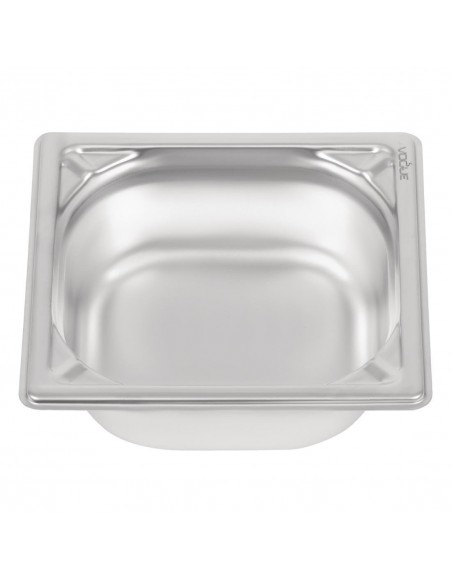 Vogue Heavy Duty Stainless Steel 16 Gastronorm Pan 65mm