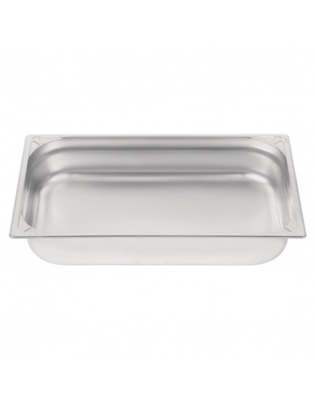 Vogue Heavy Duty Stainless Steel 11 Gastronorm Pan 100mm