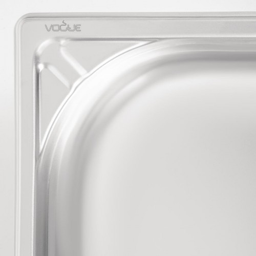 Vogue Heavy Duty Stainless Steel 11 Gastronorm Pan 100mm