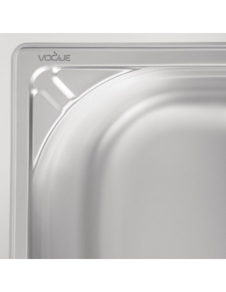 Vogue Heavy Duty Stainless Steel 11 Gastronorm Pan 150mm