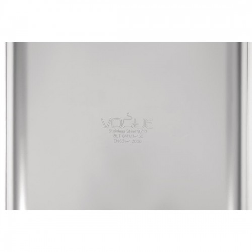 Vogue Heavy Duty Stainless Steel 11 Gastronorm Pan 150mm