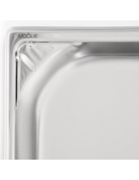 Vogue Heavy Duty Stainless Steel 11 Gastronorm Pan 20mm