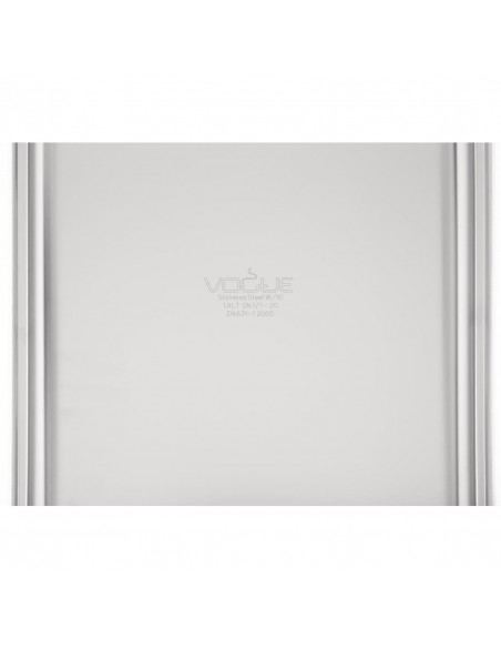 Vogue Heavy Duty Stainless Steel 11 Gastronorm Pan 20mm