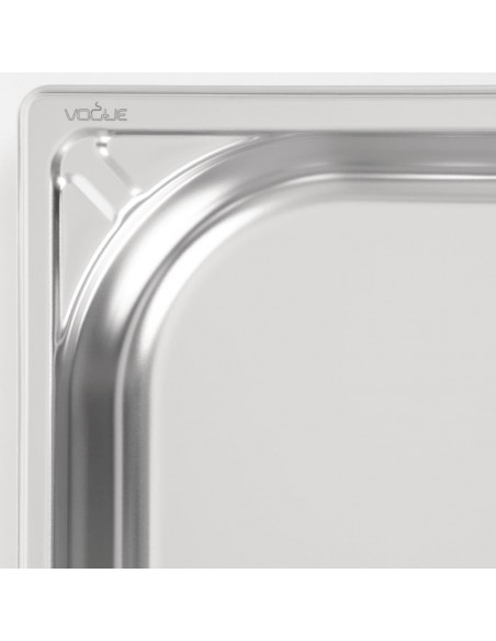 Vogue Heavy Duty Stainless Steel 11 Gastronorm Pan 40mm