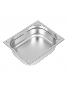 Vogue Heavy Duty Stainless Steel 12 Gastronorm Pan 100mm