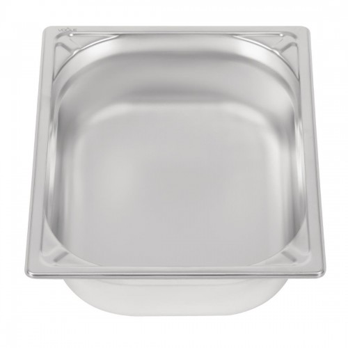 Vogue Heavy Duty Stainless Steel 12 Gastronorm Pan 100mm