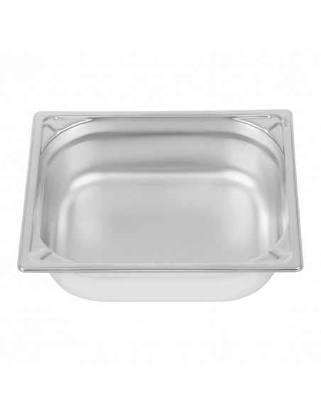 Vogue Heavy Duty Stainless Steel 12 Gastronorm Pan 100mm