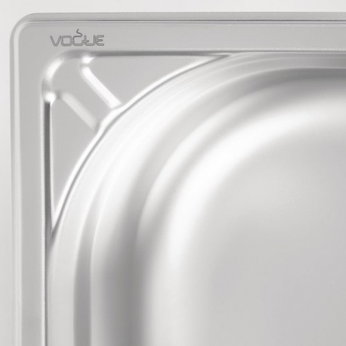 Vogue Heavy Duty Stainless Steel 12 Gastronorm Pan 100mm