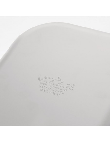 Vogue Heavy Duty Stainless Steel 12 Gastronorm Pan 100mm