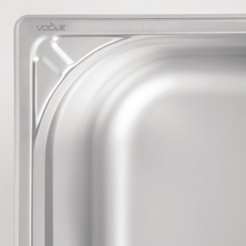 Vogue Heavy Duty Stainless Steel 12 Gastronorm Pan 150mm