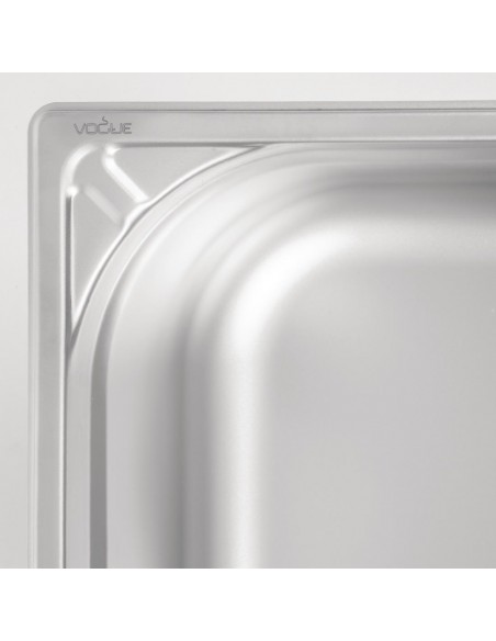 Vogue Heavy Duty Stainless Steel 12 Gastronorm Pan 150mm