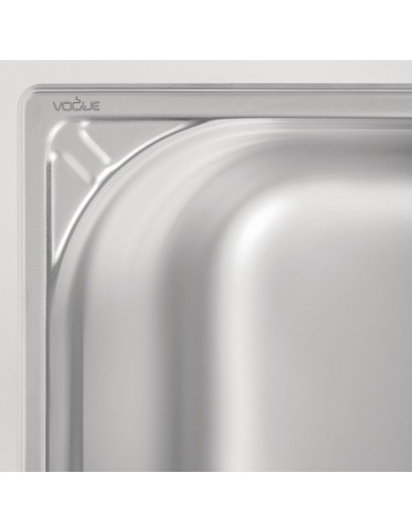 Vogue Heavy Duty Stainless Steel 12 Gastronorm Pan 200mm