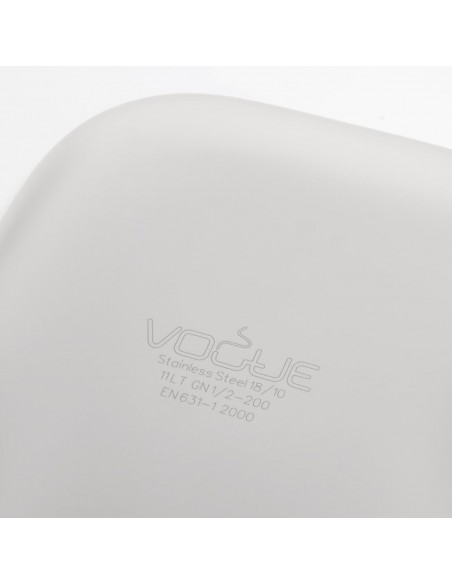 Vogue Heavy Duty Stainless Steel 12 Gastronorm Pan 200mm