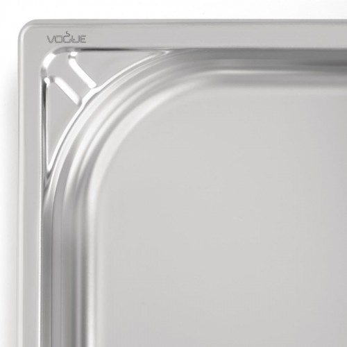 Vogue Heavy Duty Stainless Steel 12 Gastronorm Pan 40mm