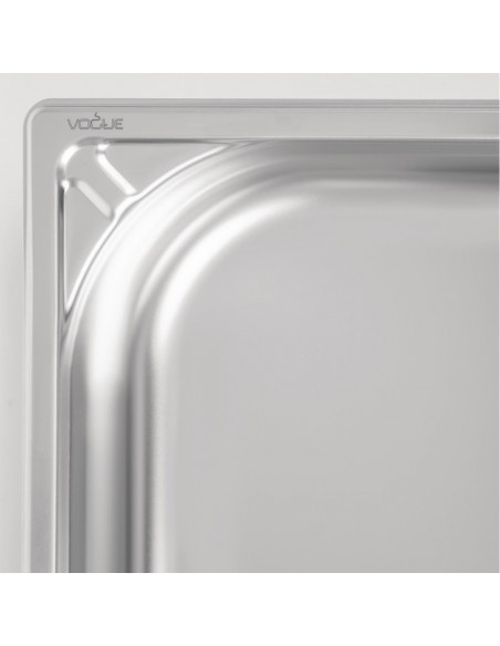 Vogue Heavy Duty Stainless Steel 12 Gastronorm Pan 65mm