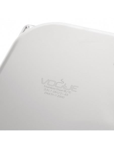 Vogue Heavy Duty Stainless Steel 12 Gastronorm Pan 65mm