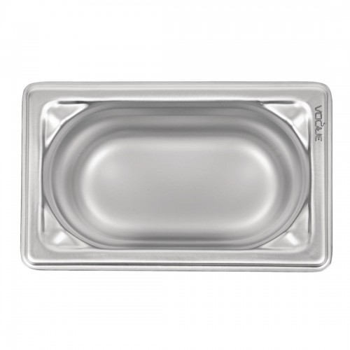 Vogue Heavy Duty Stainless Steel 19 Gastronorm Pan 100mm