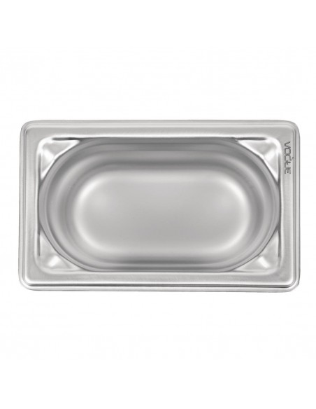 Vogue Heavy Duty Stainless Steel 19 Gastronorm Pan 100mm