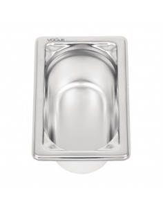 Vogue Heavy Duty Stainless Steel 19 Gastronorm Pan 65mm 2