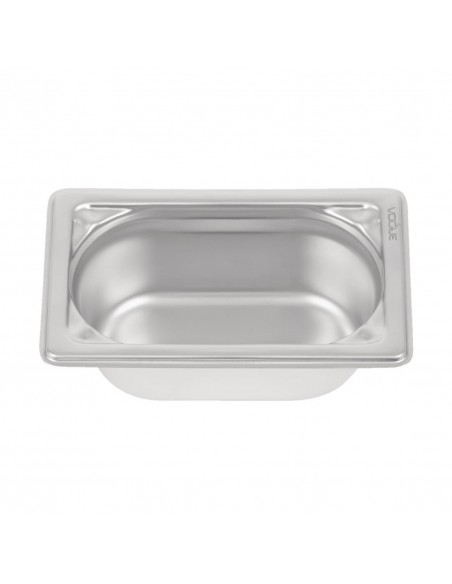 Vogue Heavy Duty Stainless Steel 19 Gastronorm Pan 65mm