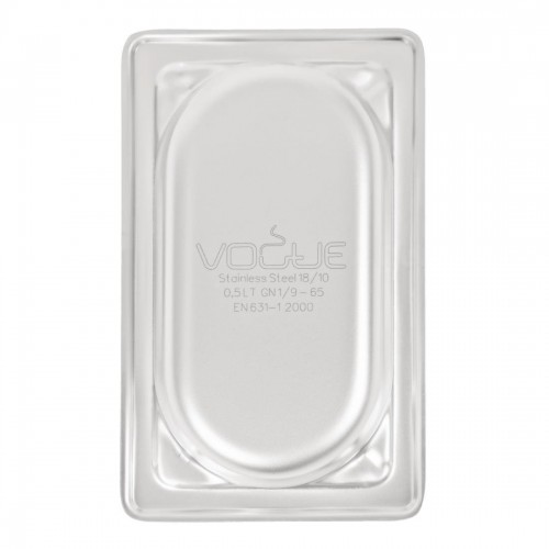 Vogue Heavy Duty Stainless Steel 19 Gastronorm Pan 65mm