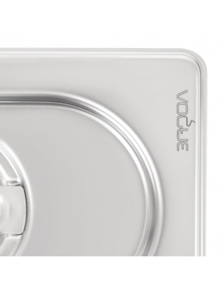 Vogue Heavy Duty Stainless Steel 19 Gastronorm Pan Lid