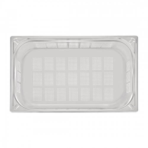 Vogue Heavy Duty Stainless Steel Perforated 11 Gastronorm Pan 150mm