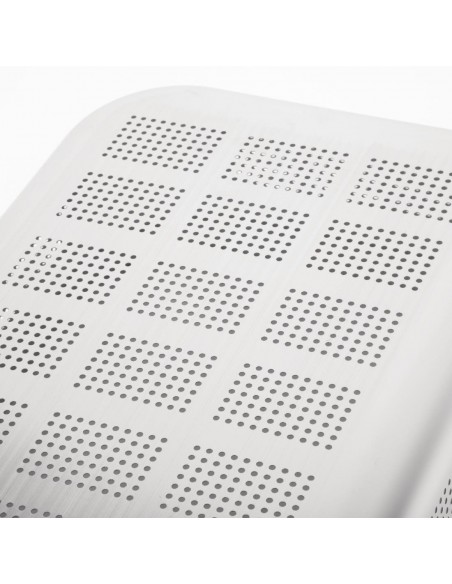 Vogue Heavy Duty Stainless Steel Perforated 11 Gastronorm Pan 150mm
