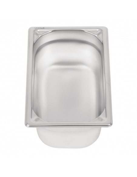 Vogue Heavy Duty Stainless Steel 14 Gastronorm Pan 100mm