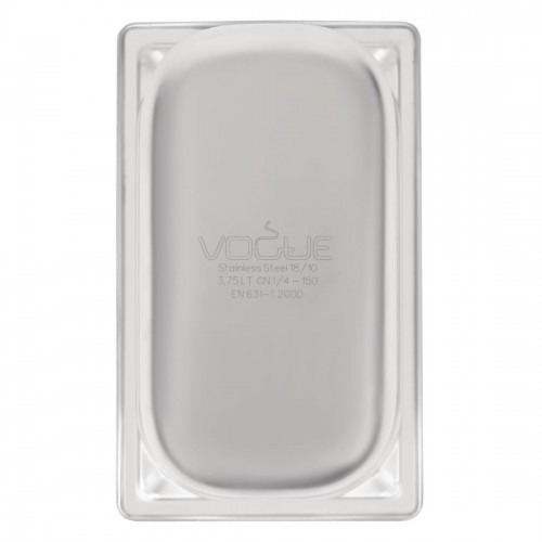 Vogue Heavy Duty Stainless Steel 14 Gastronorm Pan 150mm