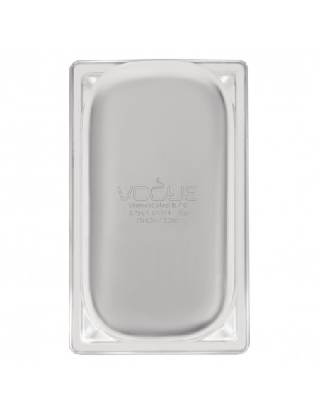 Vogue Heavy Duty Stainless Steel 14 Gastronorm Pan 150mm