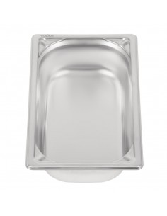 Vogue Heavy Duty Stainless Steel 14 Gastronorm Pan 65mm 2
