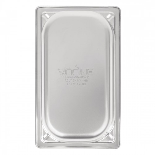 Vogue Heavy Duty Stainless Steel 14 Gastronorm Pan 65mm