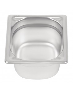 Vogue Heavy Duty Stainless Steel 16 Gastronorm Pan 100mm 2