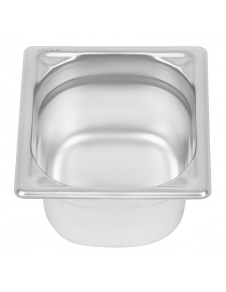 Vogue Heavy Duty Stainless Steel 16 Gastronorm Pan 100mm