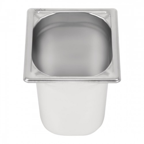 Vogue Heavy Duty Stainless Steel 16 Gastronorm Pan 200mm