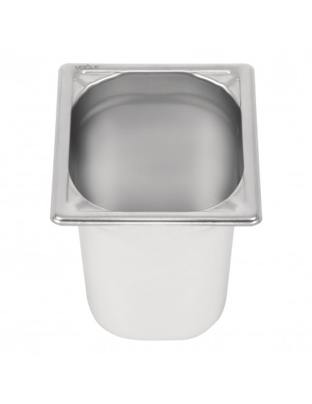 Vogue Heavy Duty Stainless Steel 16 Gastronorm Pan 200mm