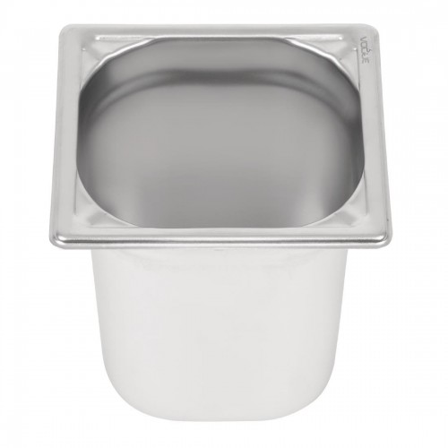 Vogue Heavy Duty Stainless Steel 16 Gastronorm Pan 200mm