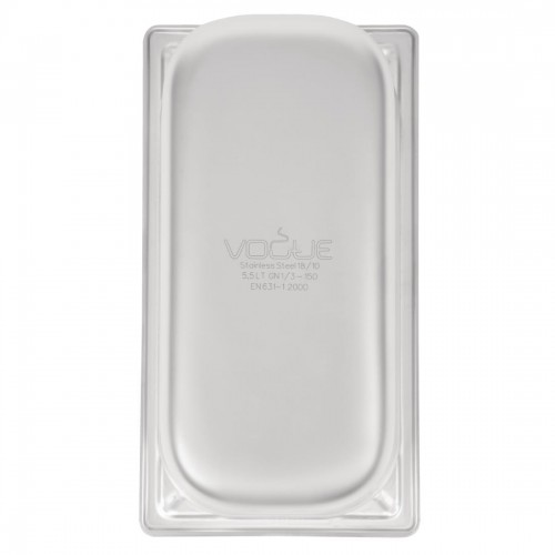 Vogue Heavy Duty Stainless Steel 13 Gastronorm Pan 150mm