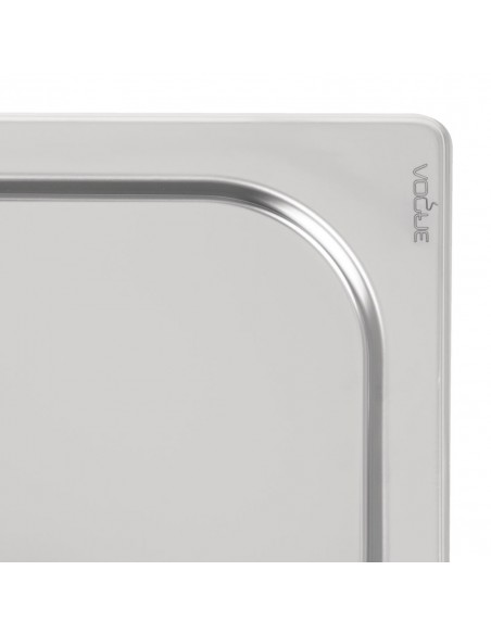 Vogue Heavy Duty Stainless Steel 13 Gastronorm Pan Lid