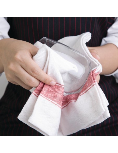 Heavy Tea Towel Red