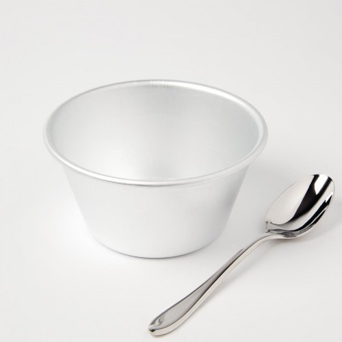 Vogue Aluminium Pudding Basin 340ml