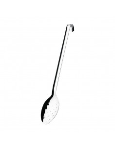 Vogue Long Perforated Spoon with Hook 16in