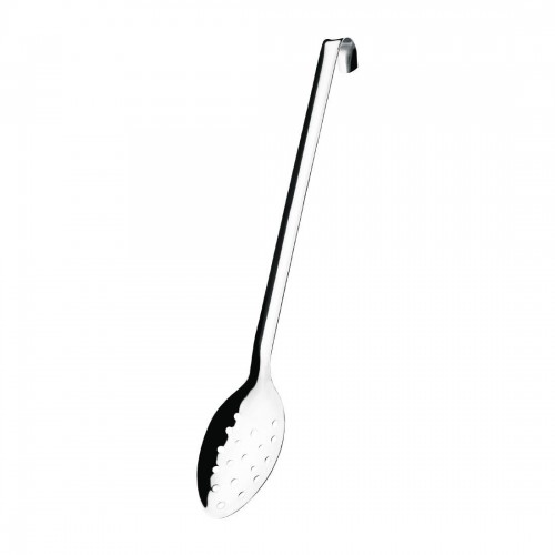 Vogue Long Perforated Spoon with Hook 16in